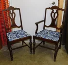  Preview image for Lot# 215 - 2 antique mahogany Chippendal 