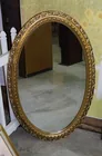  Preview image for Lot# 235 - Heavy oval wall mirror in gil 