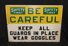  Preview image for Lot# 66 - Vintage metal safety warning s 