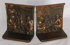  Preview image for Lot# 170 - Pair of cast iron spinning wh 