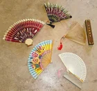  Preview image for Lot# 172 - 5 Asian folding hand fans 
