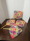  Preview image for Lot# 43 - Colorful handwoven palm leaf f 