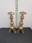  Preview image for Lot# 98 - 14" pierced brass candlesticks 