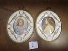  Preview image for Lot# 6 - Duo of antique, hand-painted mi 