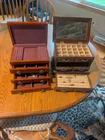  Preview image for 2 jewelry boxes - one empty and one with 