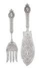  Preview image for "Medallion" Coin Silver Fish Serving Set 