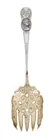  Preview image for "Medallion" Coin Silver Serving Fork 