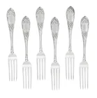 Preview image for Six "Daffodil" Coin Silver Dinner Forks 