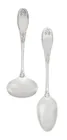 Preview image for Two "Grape" Coin Silver Serving Pieces 