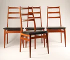  Preview image for Set 4 1960s MCM Danish Modern Teak 