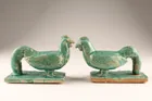  Preview image for Pair Chinese Glazed Terracotta Roof 
