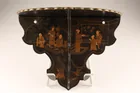  Preview image for Antique Chinoiserie Black Lacquer Wall 