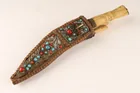  Preview image for Antique Tibetan Kukri Knife in Leather 