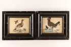  Preview image for 19th C Folk Art Collage Feather Pictures 