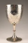  Preview image for Antique English Sterling Engraved Goblet 