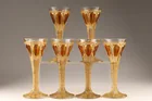  Preview image for Antique Bohemian Amber and Gold Moser 