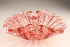  Preview image for Barovier and Toso Pink Bowl Gold 