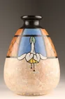  Preview image for Belgian Art Deco Pottery Vase, Signed 