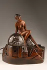  Preview image for 1930s Art Deco Chalkware Nude Lady 