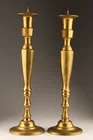 Preview image for Large Pair of Brass Pricket Candlestick 