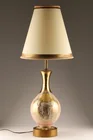  Preview image for MCM Fornasetti Style Eglomise Pink Lamp 