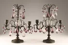 Preview image for Pair of Antique French Purple Crystal 