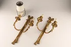  Preview image for Pair French Cast Bronze Or Brass Wall 