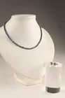  Preview image for Black Pearl Necklace and Earring Set, 