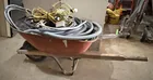  Preview image for Steel wheelbarrow full of scrap wire & 