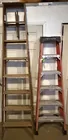  Preview image for 8’ wooden step ladder & 6’ 