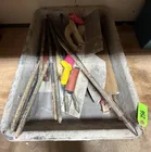  Preview image for Mud pan full of trowels, form pins & 