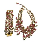  Preview image for Vintage Hobe Pink Bead & Faux Pearl 