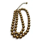  Preview image for 14k Yellow Gold Beaded Necklace 