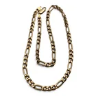  Preview image for 14k Italian Yellow Gold Figaro Necklace 