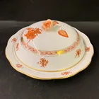  Preview image for Herend Chinese Bouquet Rust Covered Dish 