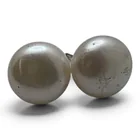  Preview image for Pair Of Sterling Silver & White Pearl 