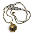  Preview image for Vintage Miriam Haskell Glass Pendant 