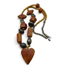  Preview image for Vintage Metal & Orange Stone Fashion 