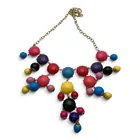  Preview image for Colorful Multi-beaded Bib Necklace 