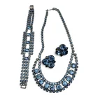  Preview image for Vintage Silver Tone Fashion Jewelry Set 
