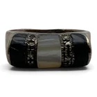  Preview image for Vintage Sterling Onyx & Mother Of Pearl 