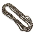 Preview image for Sterling Silver Italian Rope Necklace 