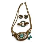  Preview image for Vintage Gold Tone Fashion Jewelry Set 