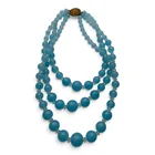  Preview image for Blue And Clear Glass Beaded Fashion 