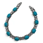  Preview image for Sterling Silver Bracelet W Blue And 