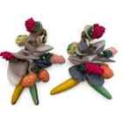  Preview image for Pair Of Fashion Gold Tone Charm Earrings 