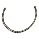  Preview image for Sterling Silver & Clear Stone Gold Tone 