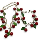  Preview image for Vintage Cherry Fashion Necklace & 