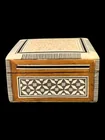  Preview image for Vintage Inlaid Hinged Square Container 