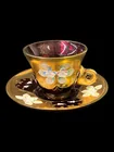  Preview image for Vintage Murano Ruby Red Glass Cup & 